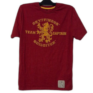 Universal Red Gryffindor Quidditch Tee Size SM